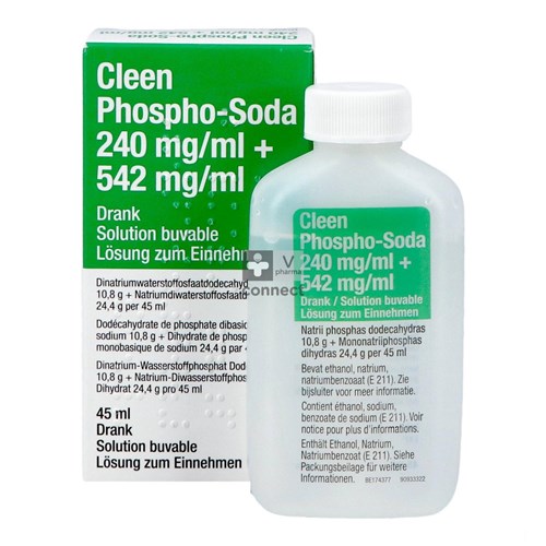 Cleen Phospho-soda 11g/24g Drinkbare Opl Fl 45ml