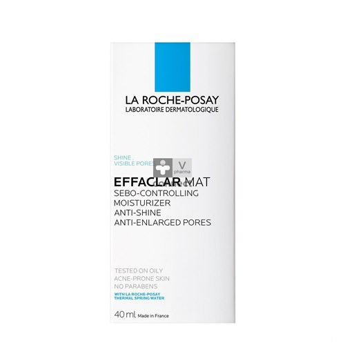 La Roche Posay Effaclar Mat Hydratant Sebo-Régulateur 40 ml