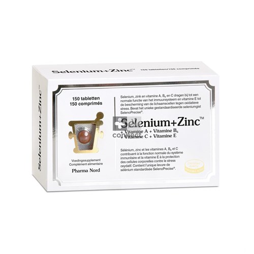 Selenium + Zink 150 tabletten Pharma Nord