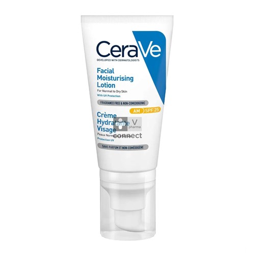 Cerave Creme Hydraterend Gezicht Ip25 52ml