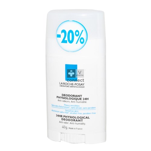 La Roche Posay Déodorant Stick Physiologique 24h 40 g Prix Promo