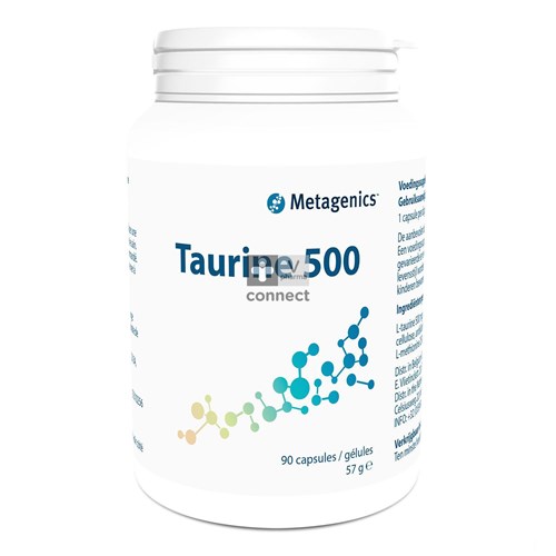 Taurine Caps 90x 500mg Metagenics