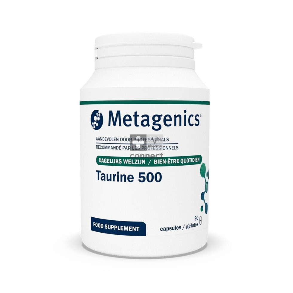 Taurine Caps 90x 500mg Metagenics