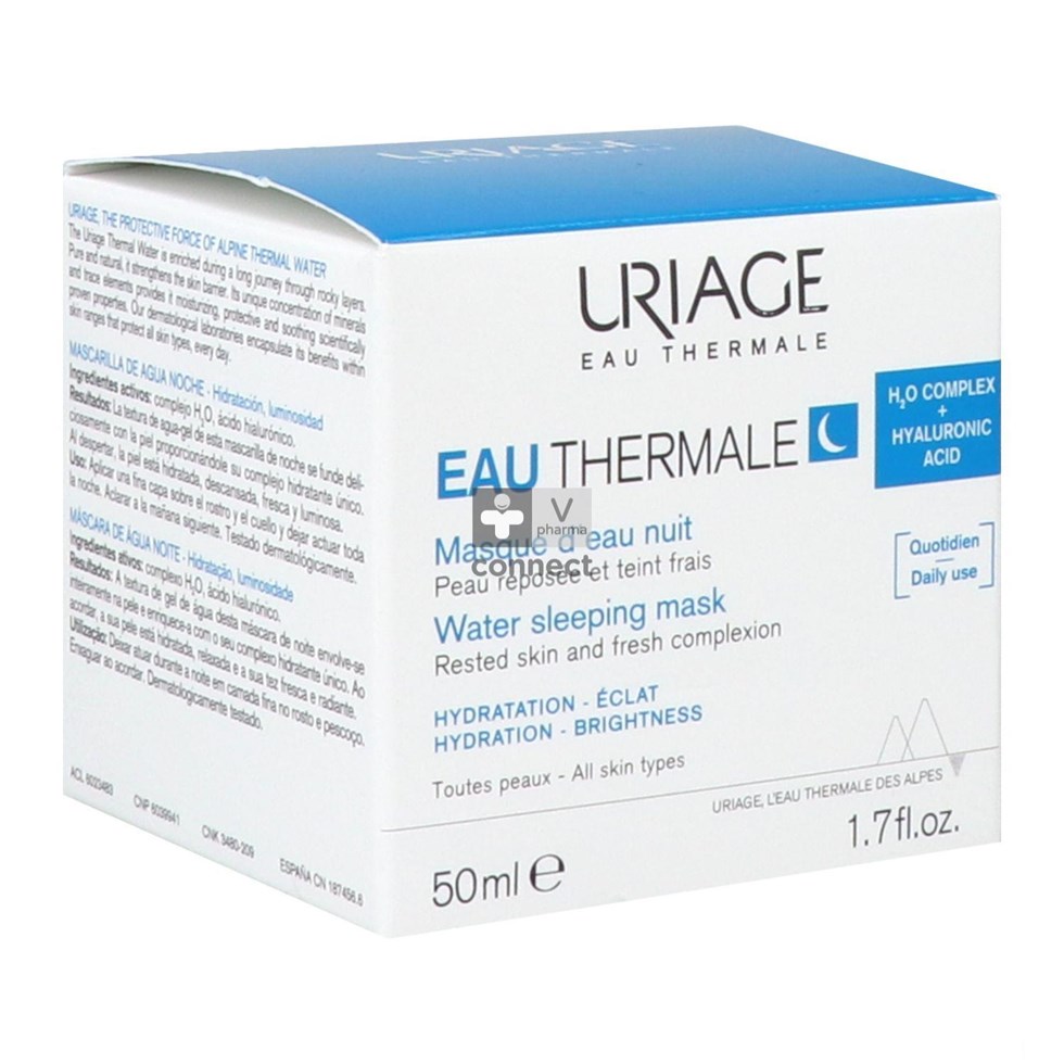 Uriage Eau Thermale Masque d'Eau Nuit 50 ml