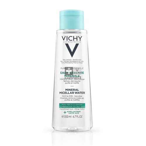 Vichy Pureté Thermale Lotion Micellaire Peaux Grasses.200 Ml