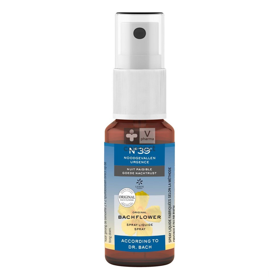Bachbloesem Bio N°39 Noodgevallen Nacht Spray 20ml