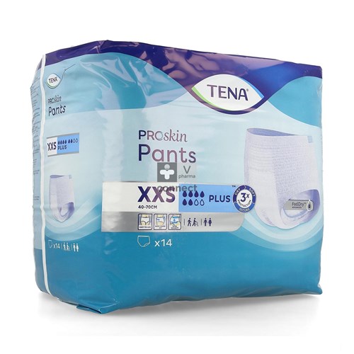 Tena Proskin Pants Plus  Xxs 14 Pièces