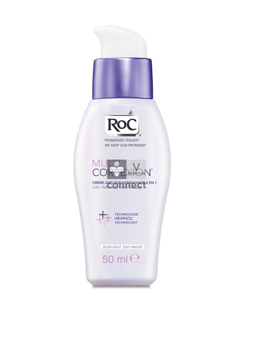 Roc Multi Correxion Crème Anti-Age Hydratante 5 en 1   50 ml