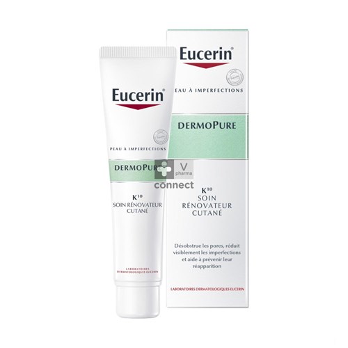 Eucerin Dermopure K10 Soin Rénovateur Cutané 40 ml