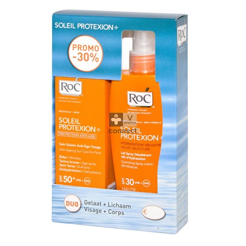 Roc Soleil Protexion Pack Visage + Corps Prix Promo