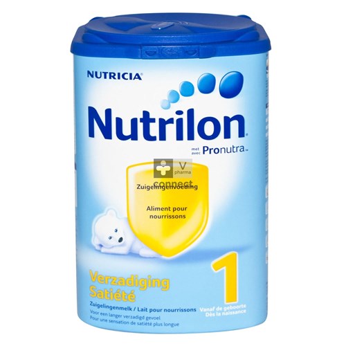 Nutricia Nutrilon 1 Satieté Lait Nourrissons avec Pronutra 800 g
