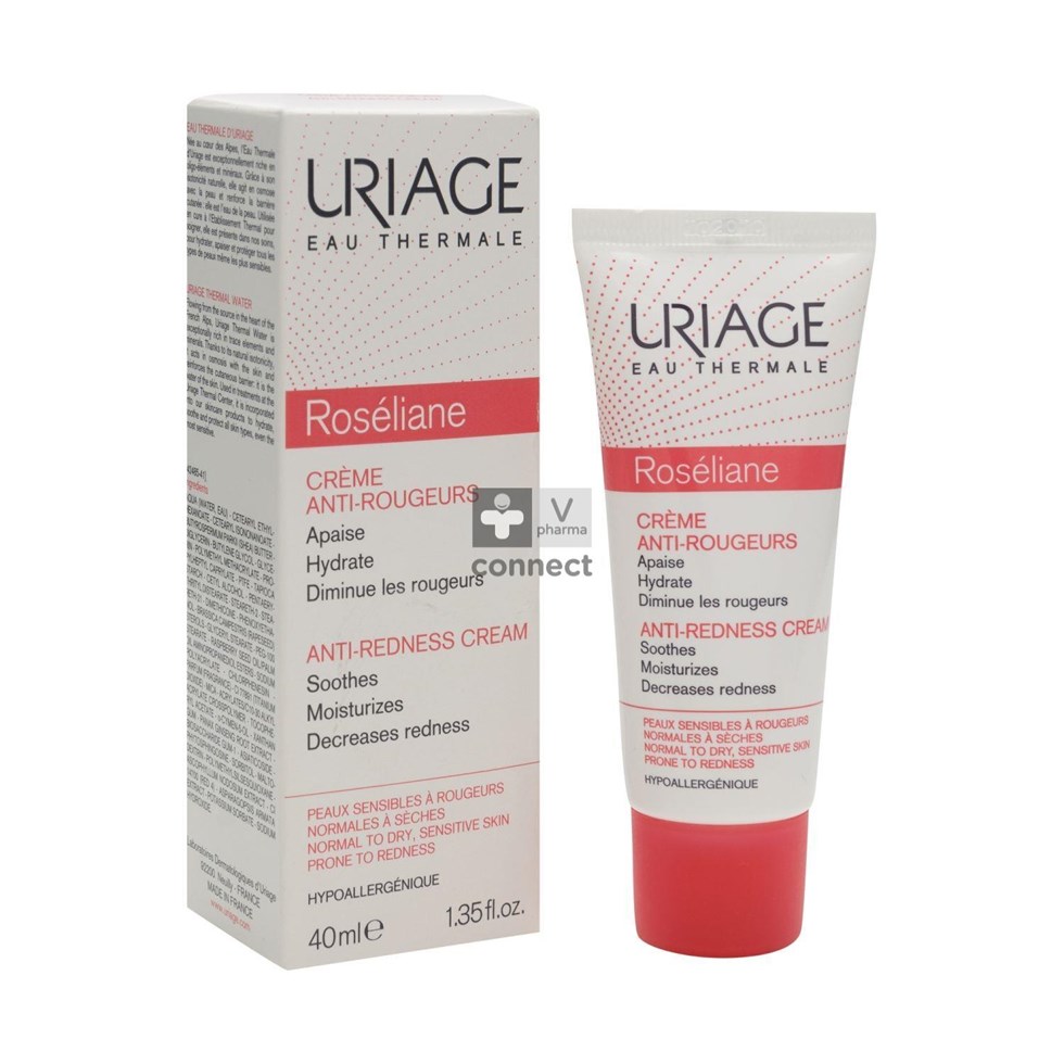 Uriage Roseliane Creme A/roodheid+fl.reinig. 100ml