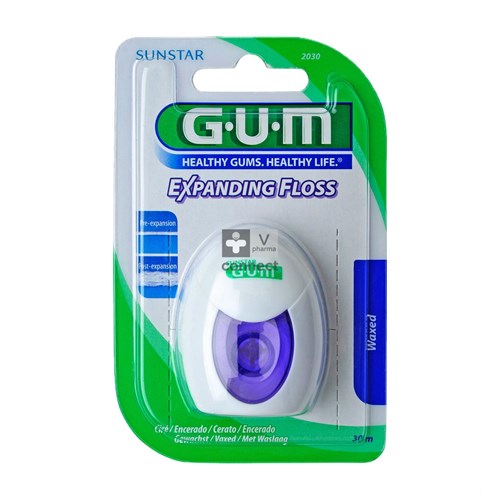 Gum Dentalfloss Expanding Floss 30m 2030