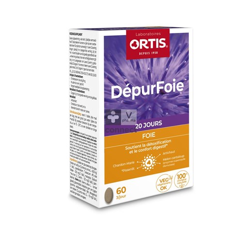 Ortis Dépur' Foie 60 Comprimés