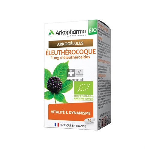 Arko Eleutherocoque Bio 40 Gelules