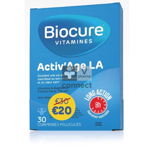Biocure Activ Age LA 30 Comprimés