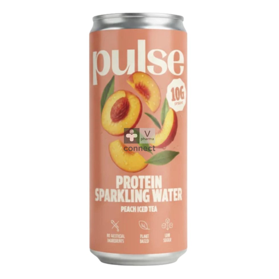 Pulse Protein Eau Pétillante Pêche 330 ml