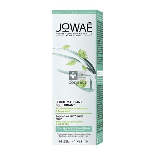 Jowae Fluide Matifierend Evenwicht. Tube 40ml