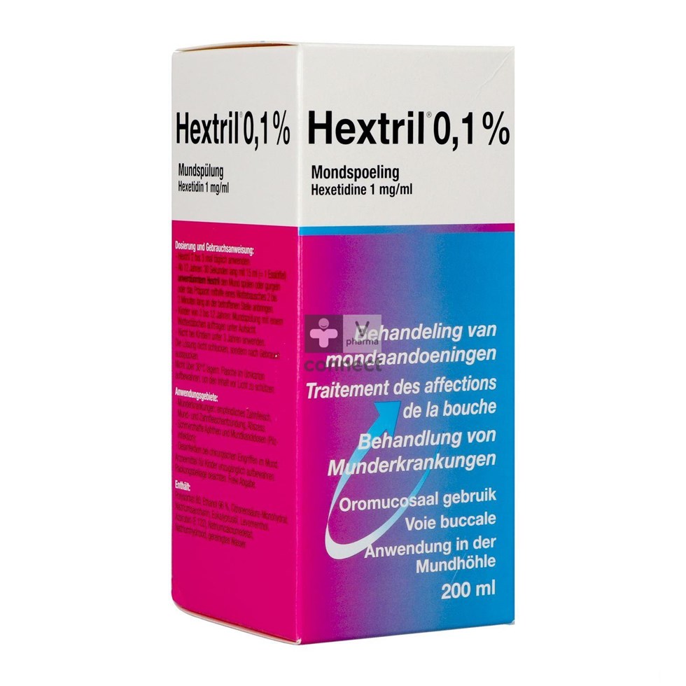 Hextril 0,1% Mondspoeling 200ml