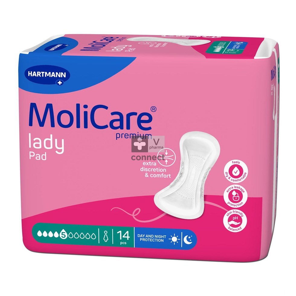Molicare Premium Lady Pad 5 Drop 14 Pièces