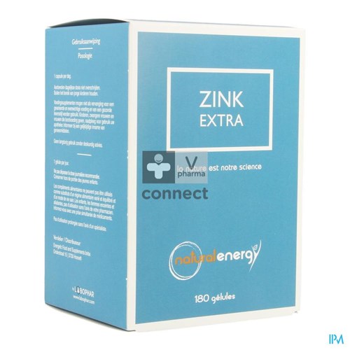 Natural Energy Zink Extra 180 Capsules