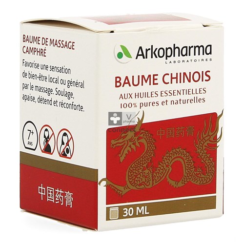 Arko Essentiel Baume Chinois aux Huiles Essentielles 30 ml