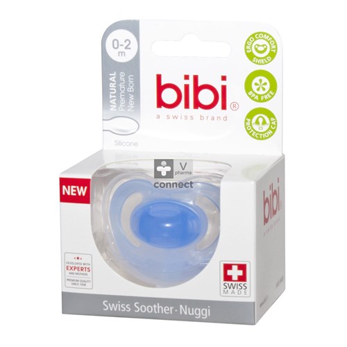 Bibi Sucette 0 - 2 Mois Nouveau Ne Bleu