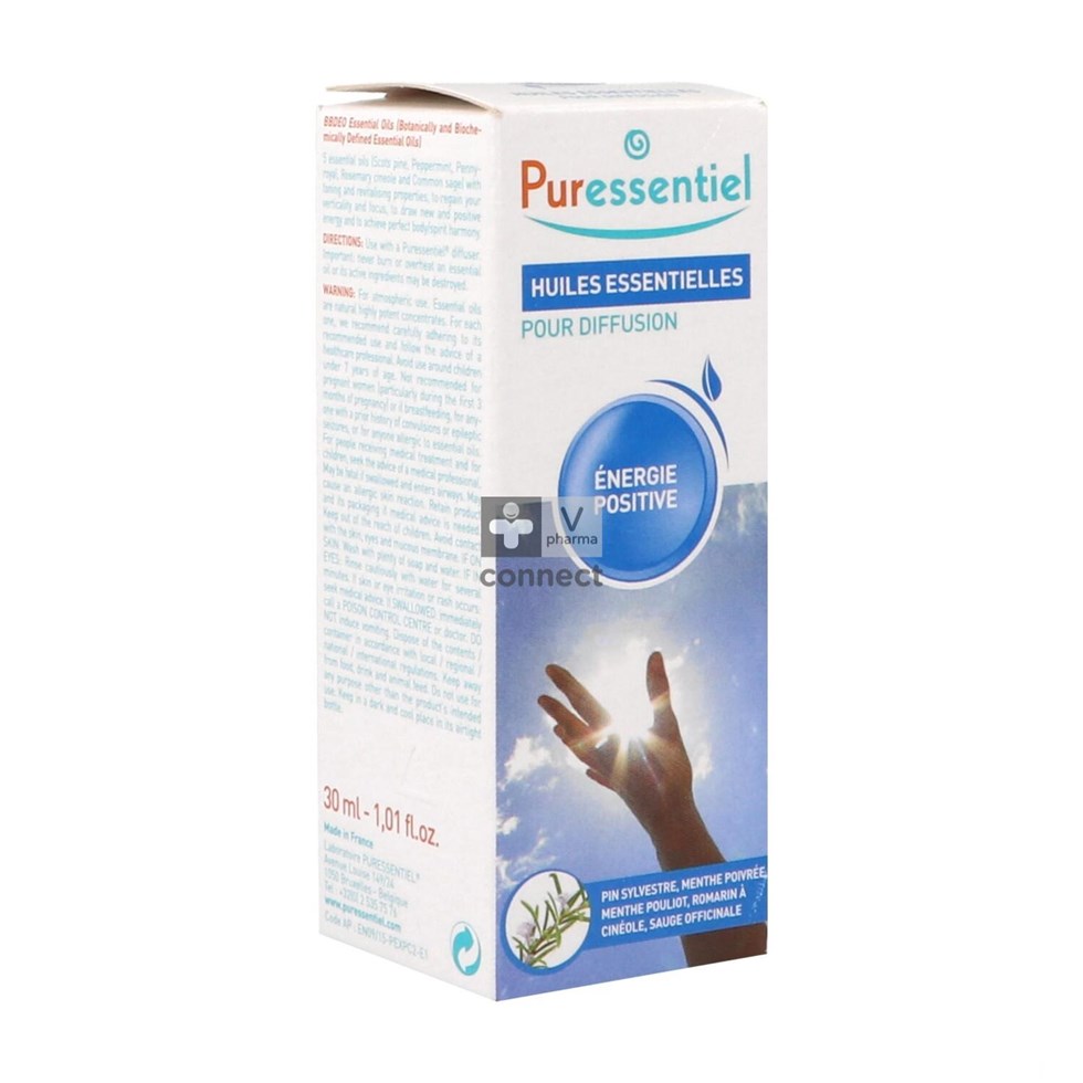Puressentiel Verstuiving Energie Pos.complexe 30ml