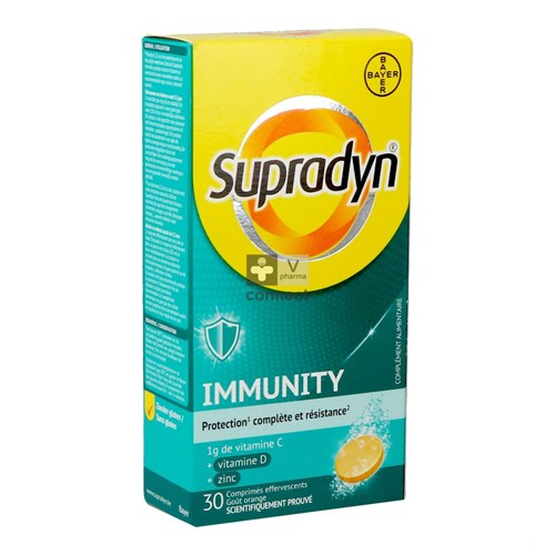 Supradyn Immunité 30 Comprimés Effervescent