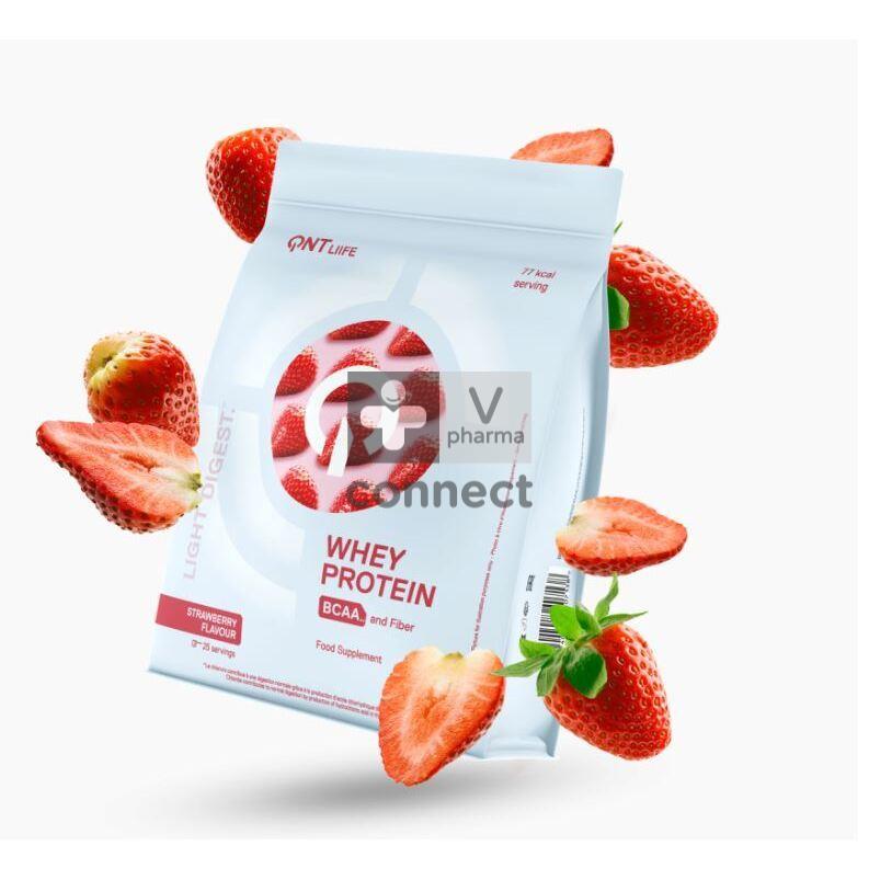 Qnt Light Digest Whey Protein Fraise 500 g