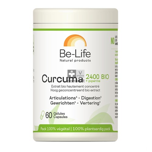 Curcuma 2400 + Piperine Bio Be Life Gel 60