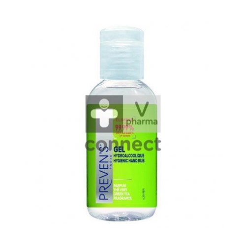 Preven's Gel Mains Hydroalcoolique Thé Vert 25 ml