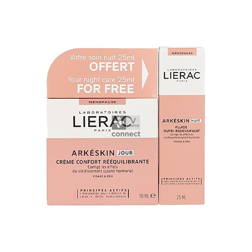 Lierac Kit Arkeskin Crème Jour 50 ml + Nuit 25 ml Offert