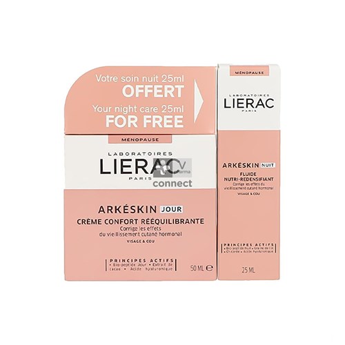 Lierac Kit Arkeskin Dag Cr 50ml + Nacht Cr 15ml