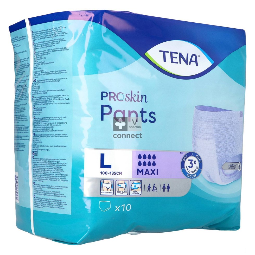 Tena Proskin Pants Maxi Large 10 Pièces