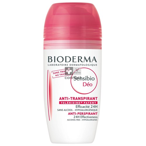 Bioderma Sensibio Déodorant Anti Transpirant 24h Roll On 50 ml