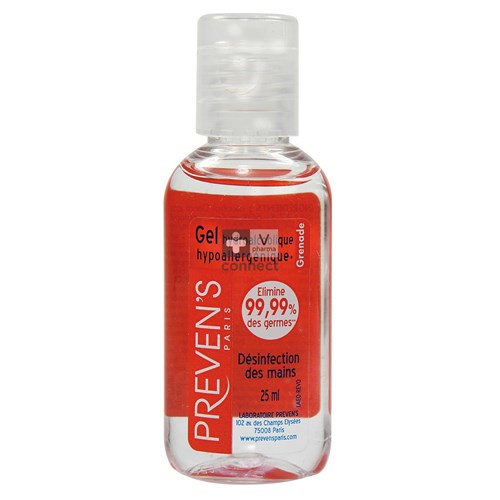 Preven's Handgel Hydroalcohol.granaatappel 25ml