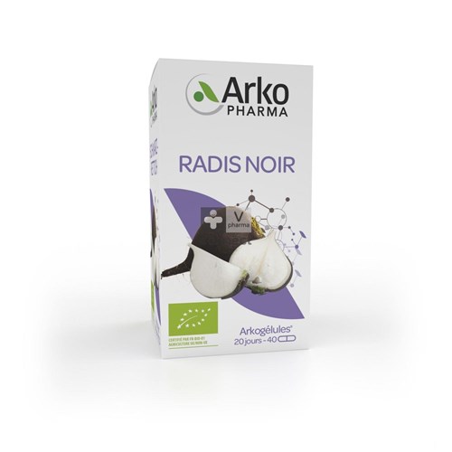 Arko Radis Noir Bio 40 Gelules