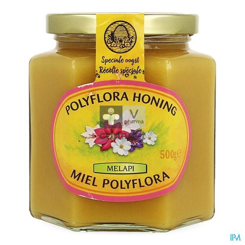 Melapi Honing Polyflora Zacht 500g 5531 Revogan