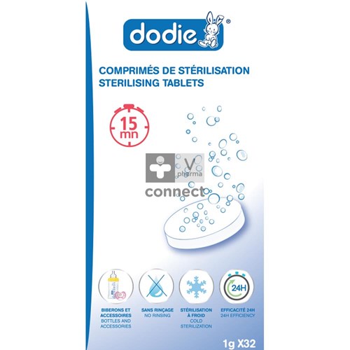 Dodie Sterilisatietabletten Koud 32