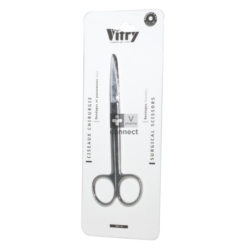 Vitry Classic Verbandschaar Inox 1001