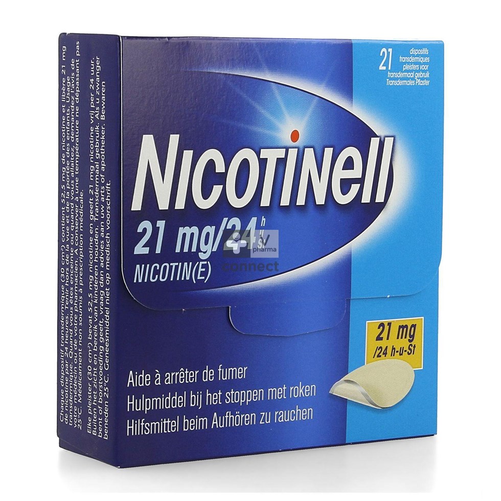 Nicotinell 21Mg/24H DispositifTransdermique 21 Patchs