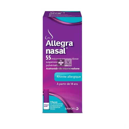 Allegra Nasal 55mcg/dosis Neusspray 120 Verstuiv.