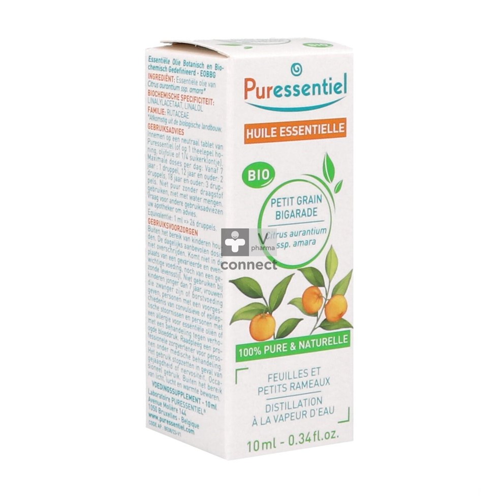 Puressentiel Petit Grain Bigarade Huile Essentielle Bio 10 ml