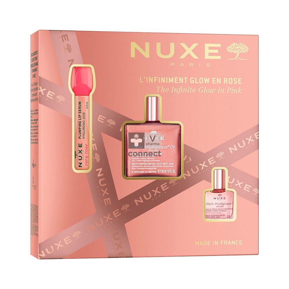 Nuxe Coffret Infiniment Glow Rose 3 Produits