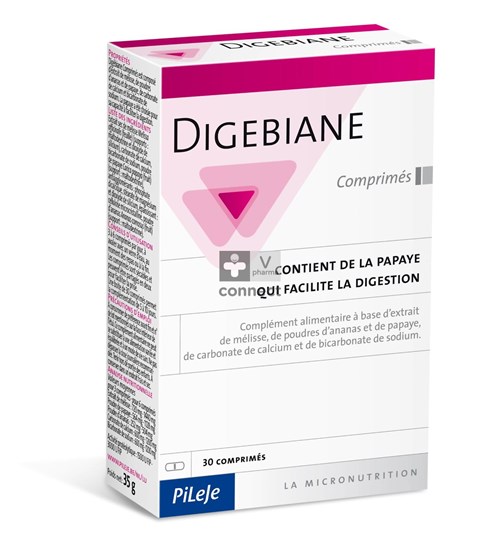 Pileje Digebiane 30 Comprimés