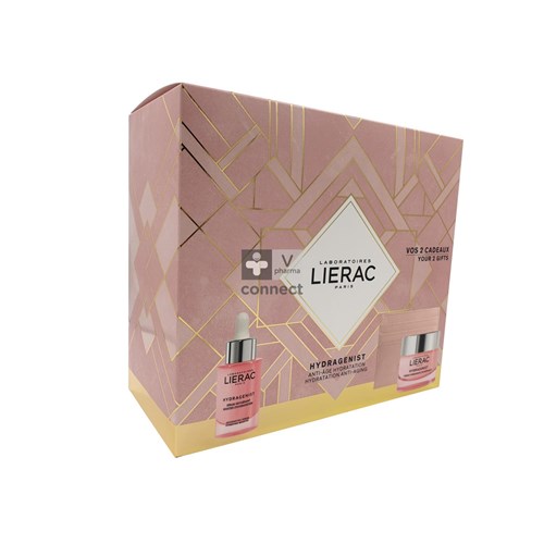 Lierac Set Hydragenist Creme + Serum + Kaarthouder