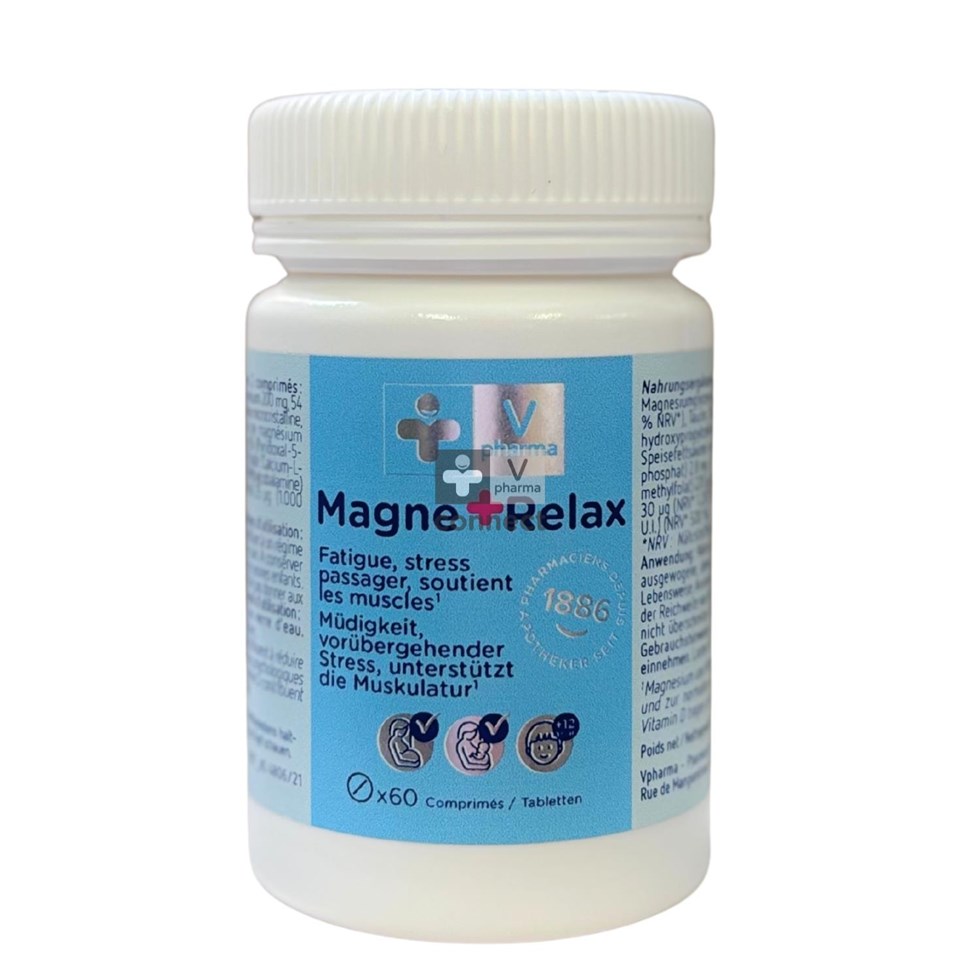 Vpharma Nutrition Magne Plus Relax 60 Comprimés