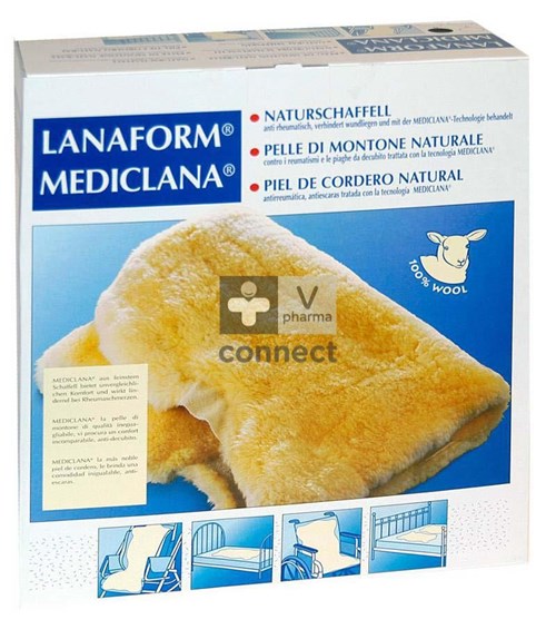 Lanaform Mediclana Véritable Peau de Mouton Mérinos Taille 10