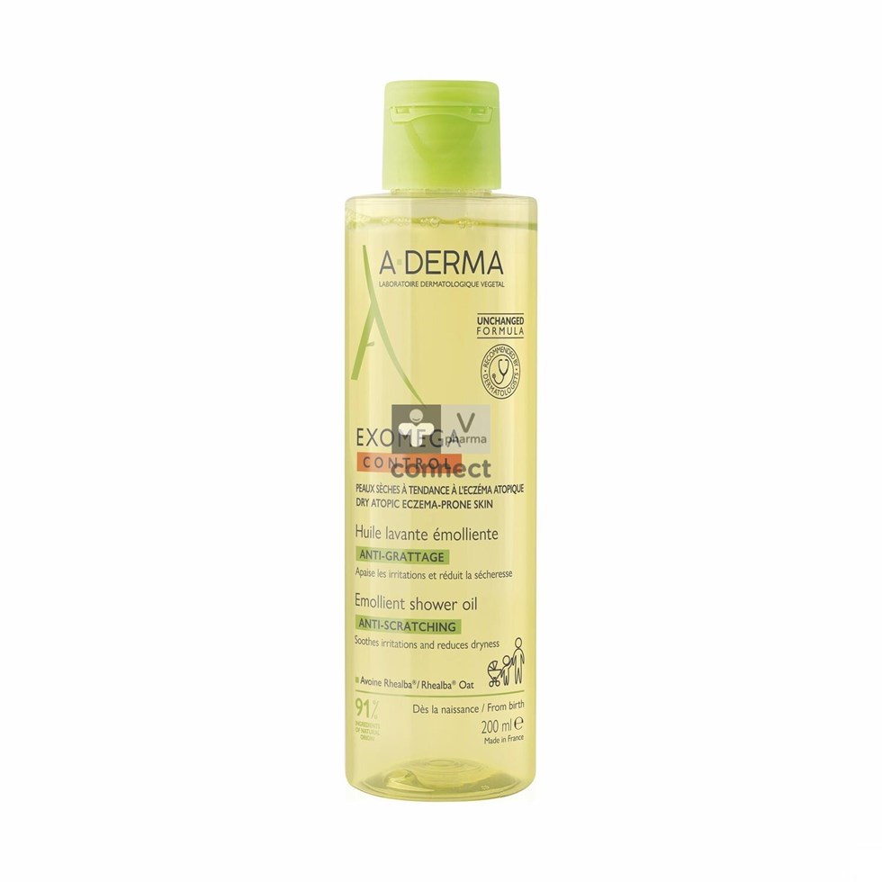 Aderma Exomega Control Huile lavante émolliente 200Ml